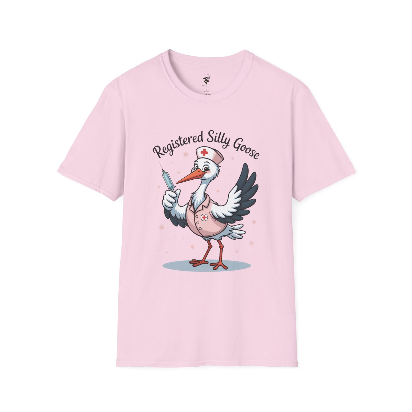 Funny Nurse Unisex T-Shirt - Registered Silly Goose Design