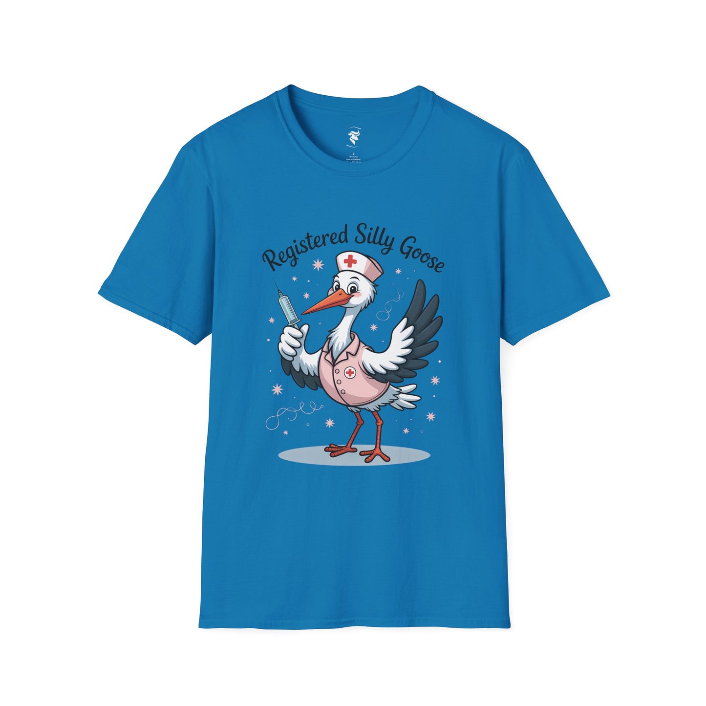 Funny Nurse Unisex T-Shirt - Registered Silly Goose Design