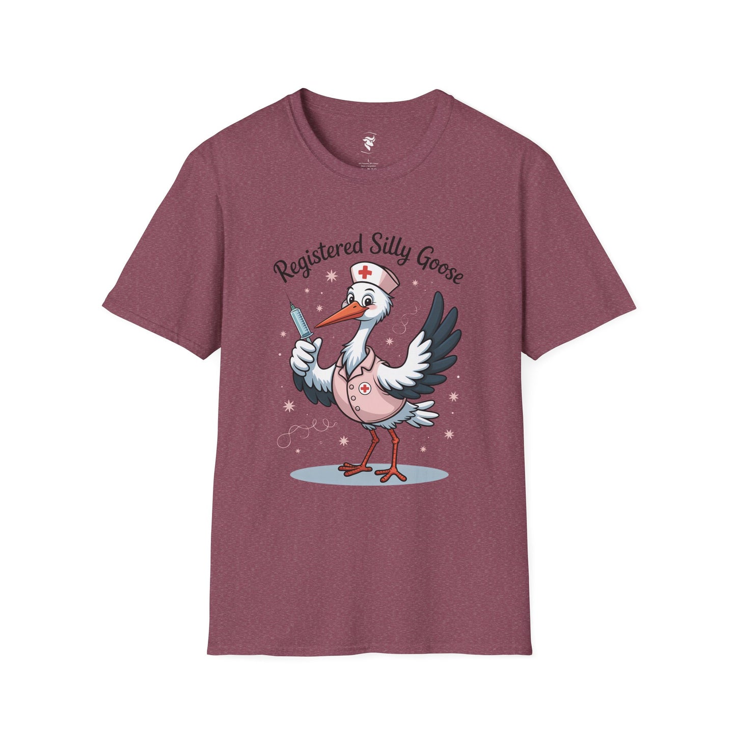 Funny Nurse Unisex T-Shirt - Registered Silly Goose Design