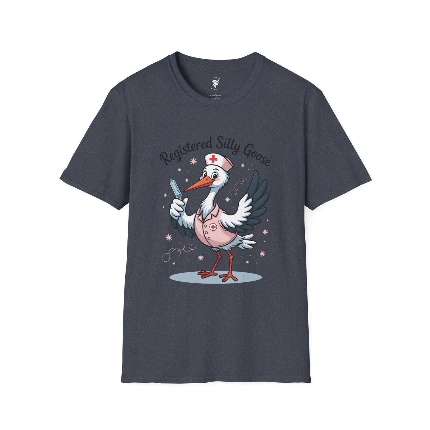 Funny Nurse Unisex T-Shirt - Registered Silly Goose Design
