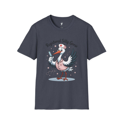 Funny Nurse Unisex T-Shirt - Registered Silly Goose Design