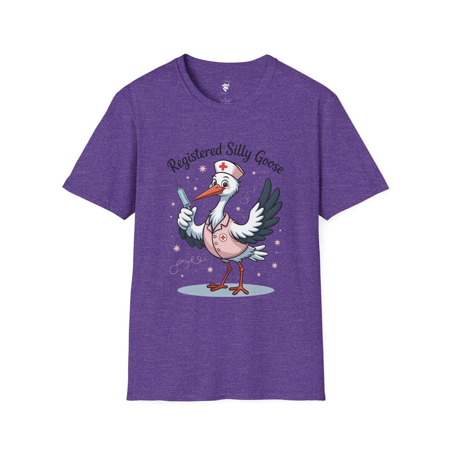 Funny Nurse Unisex T-Shirt - Registered Silly Goose Design
