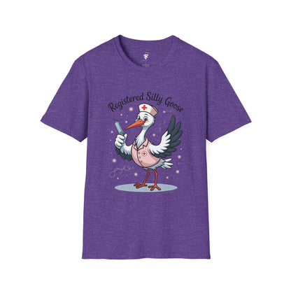 Funny Nurse Unisex T-Shirt - Registered Silly Goose Design