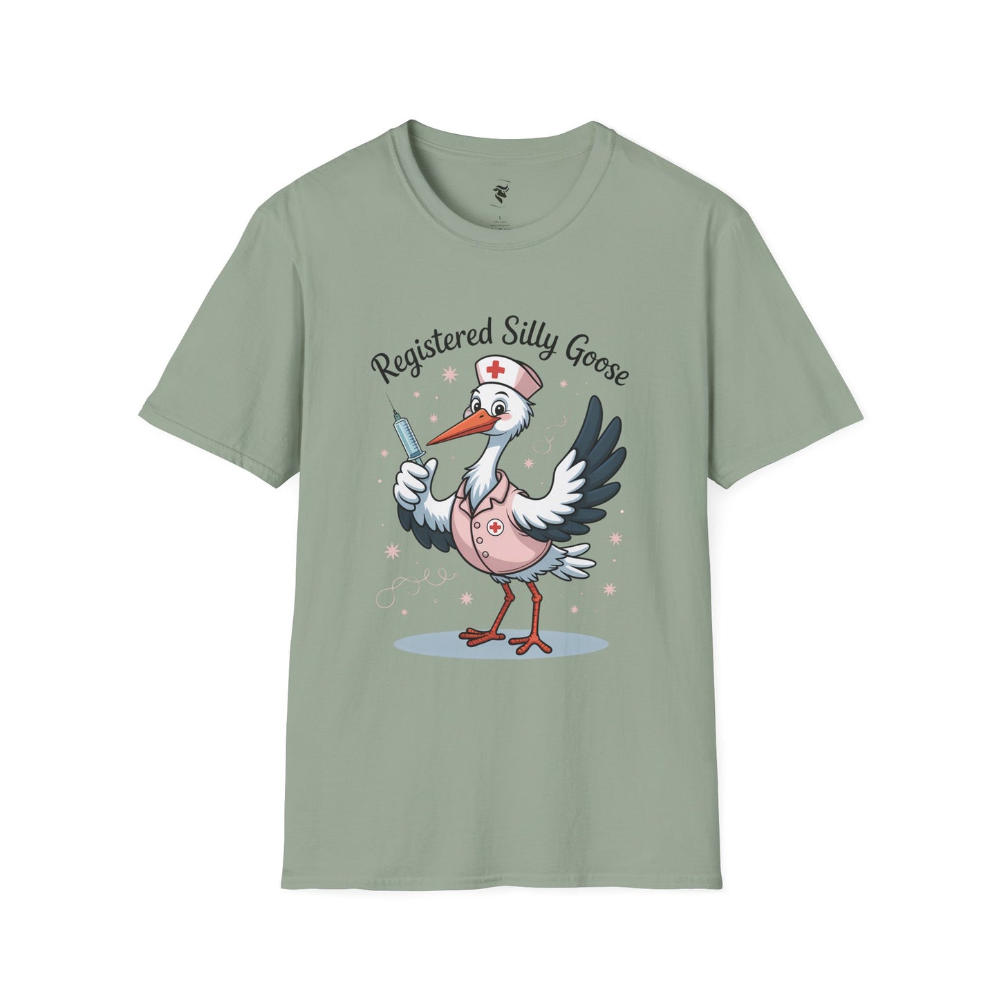 Funny Nurse Unisex T-Shirt - Registered Silly Goose Design
