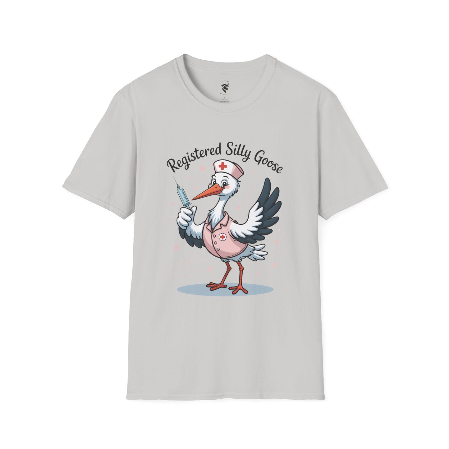 Funny Nurse Unisex T-Shirt - Registered Silly Goose Design