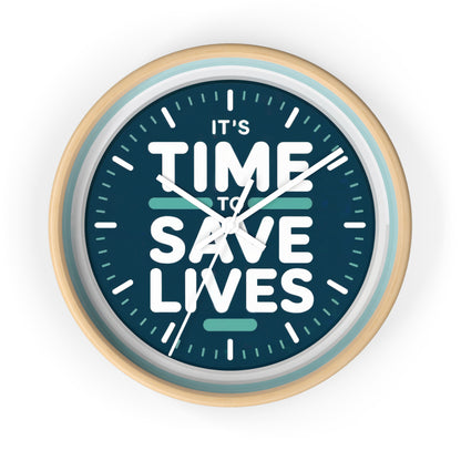 Medical Wall Clock - It's time to save lives
