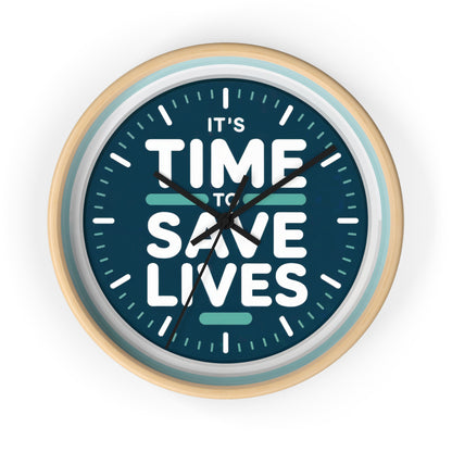 Medical Wall Clock - It's time to save lives