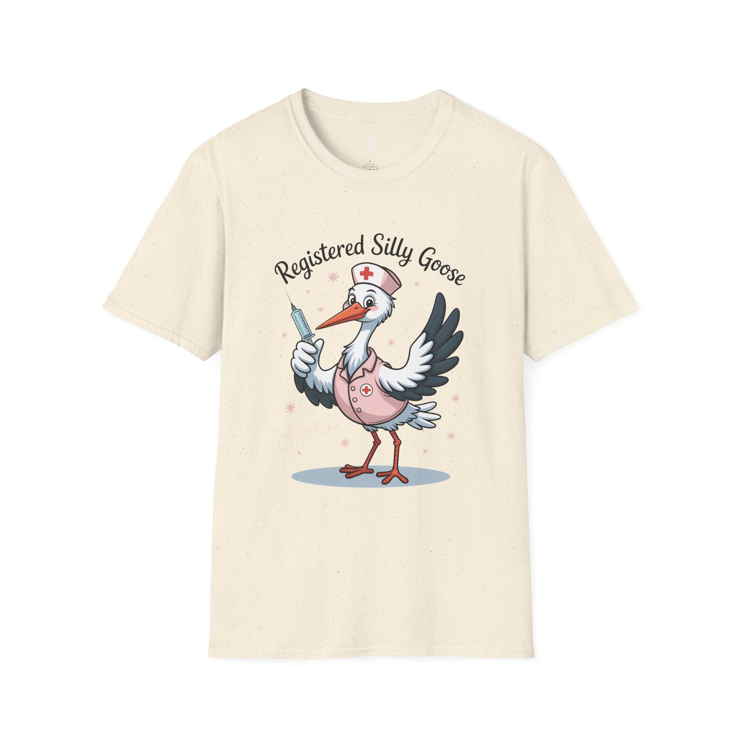 Funny Nurse Unisex T-Shirt - Registered Silly Goose Design