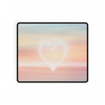 Sunset Heart Desk Mat