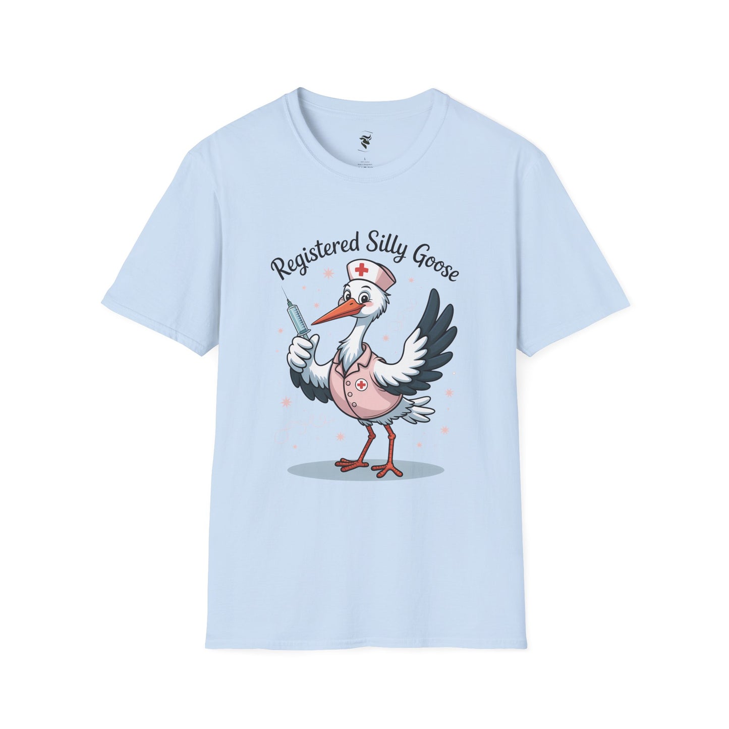 Funny Nurse Unisex T-Shirt - Registered Silly Goose Design