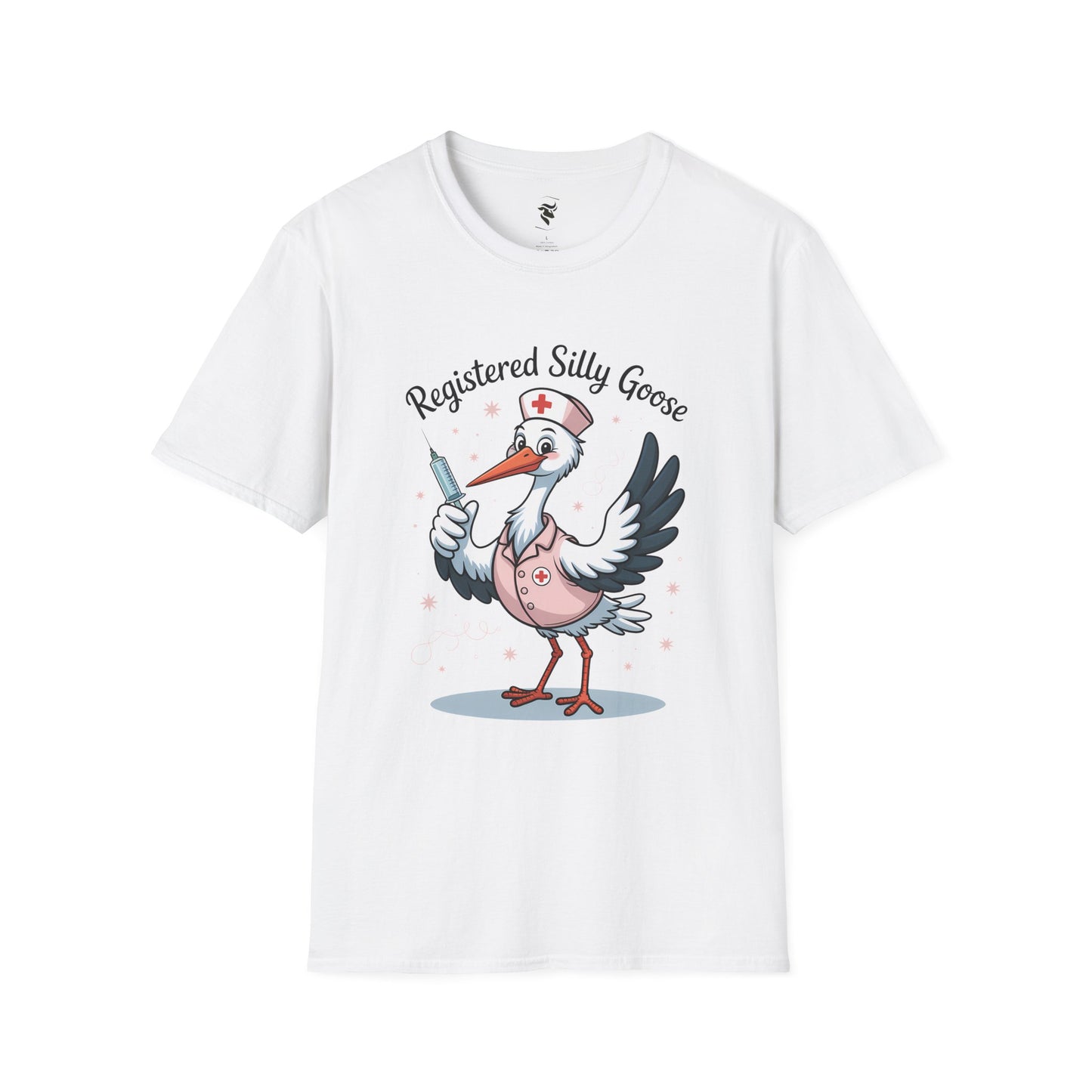 Funny Nurse Unisex T-Shirt - Registered Silly Goose Design