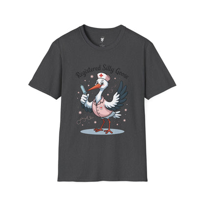 Funny Nurse Unisex T-Shirt - Registered Silly Goose Design