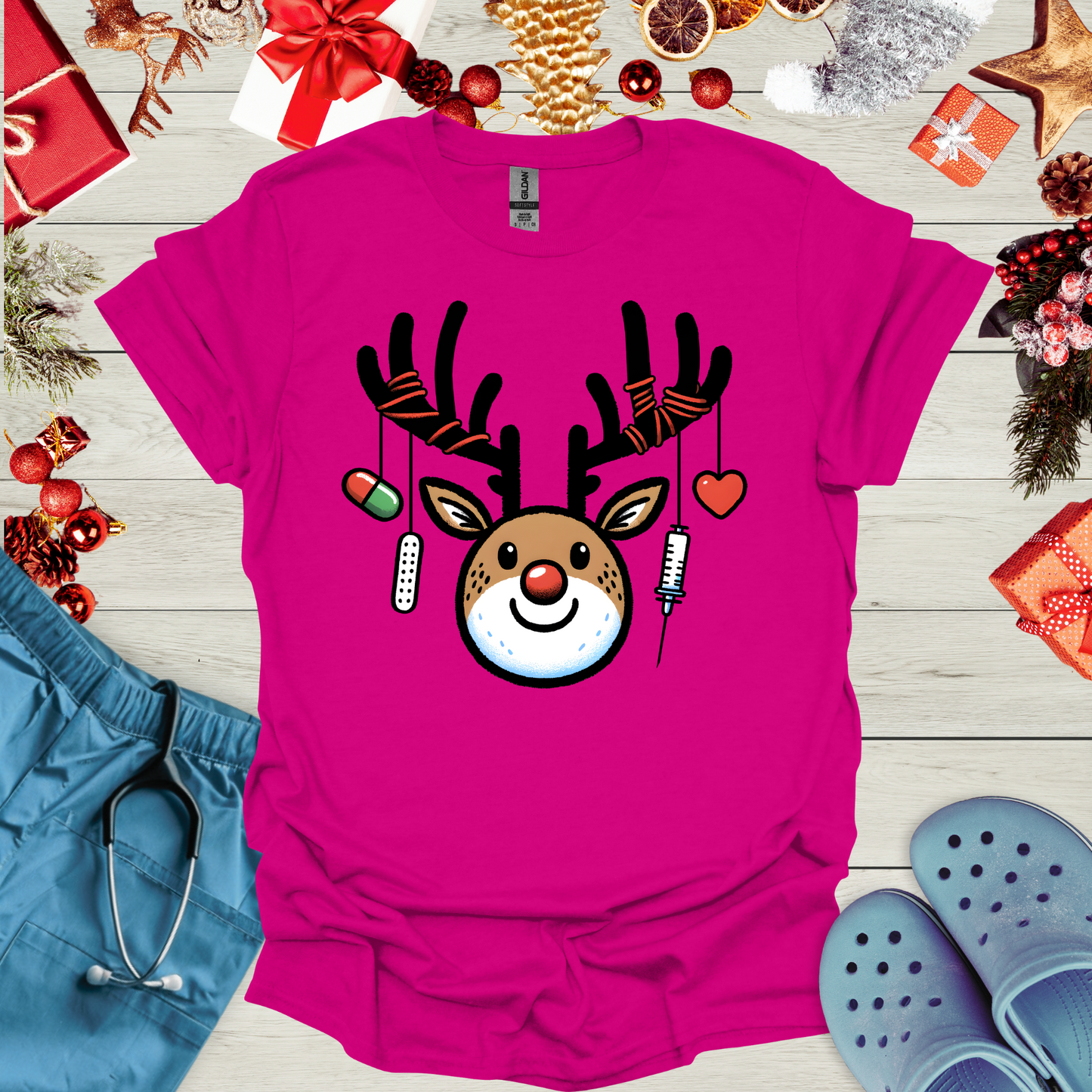 Cute Medical Reindeer T-Shirt