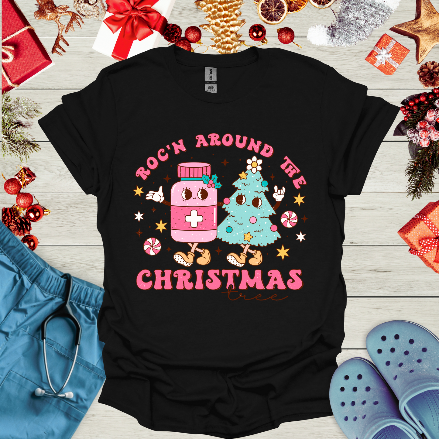 Roc'n Around the Christmas Tree T-Shirt