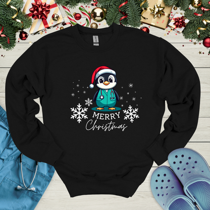 Christmas Penguin Sweatshirt