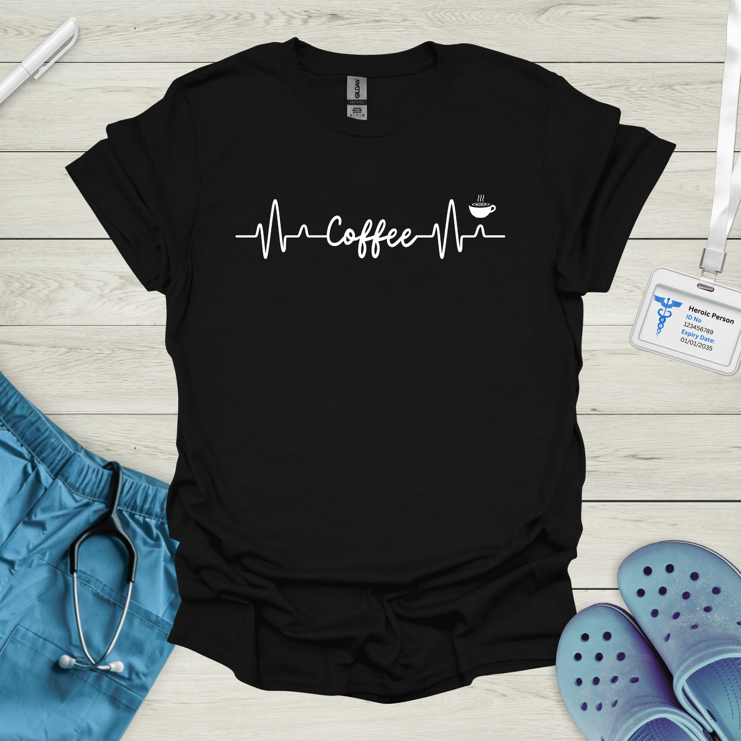 Coffee ECG T-Shirt