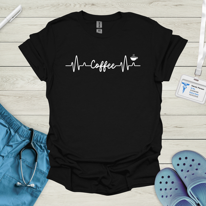 Coffee ECG T-Shirt