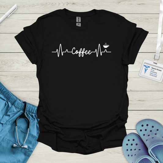 Coffee ECG T-Shirt