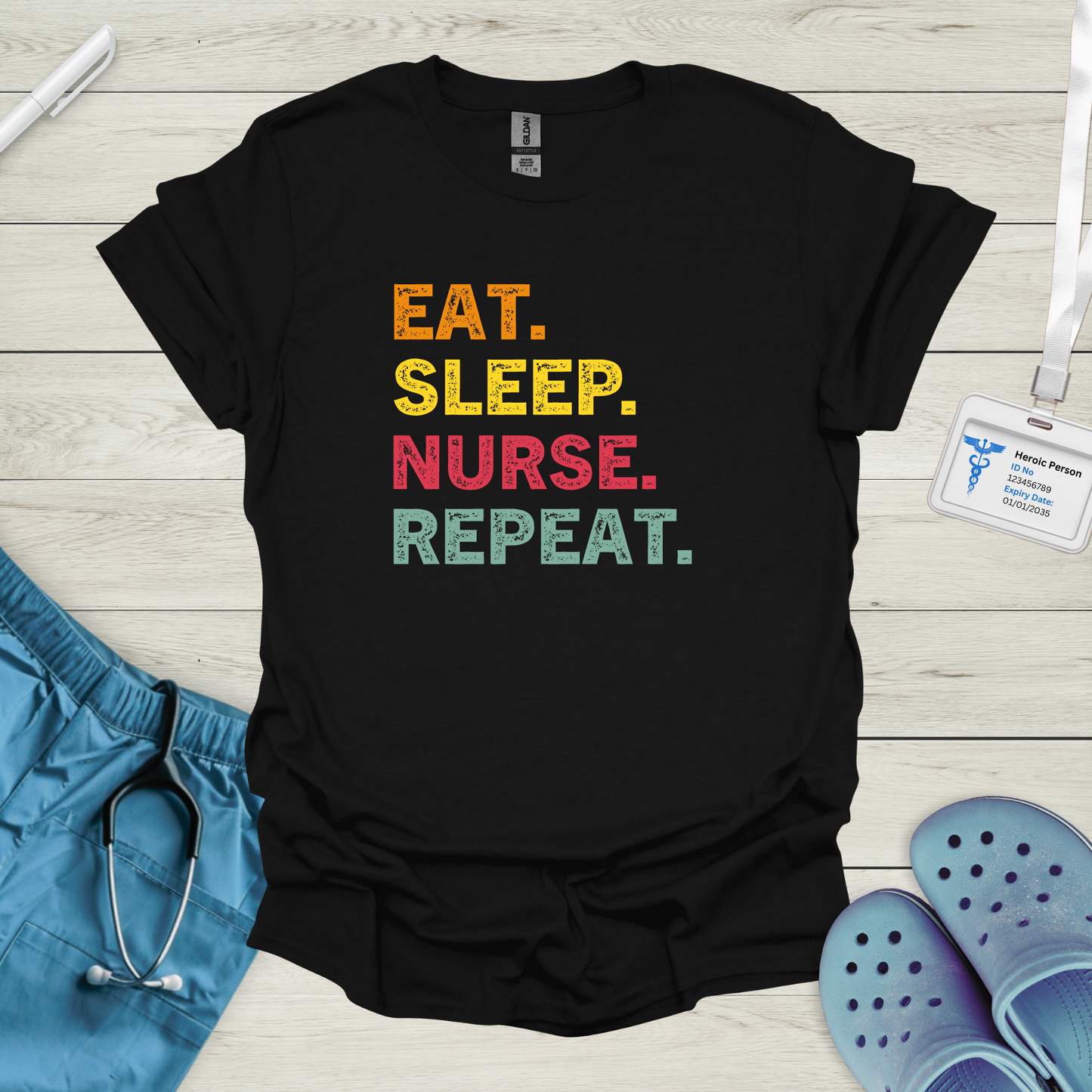 Eat. Sleep. Nurse.Repeat.T-Shirt
