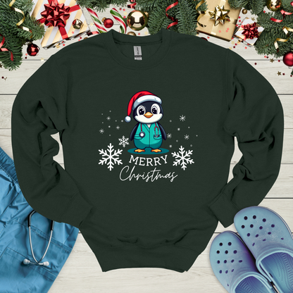 Christmas Penguin Sweatshirt