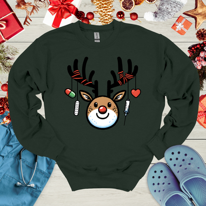 Cute Medical Reindeer Sweatshirt