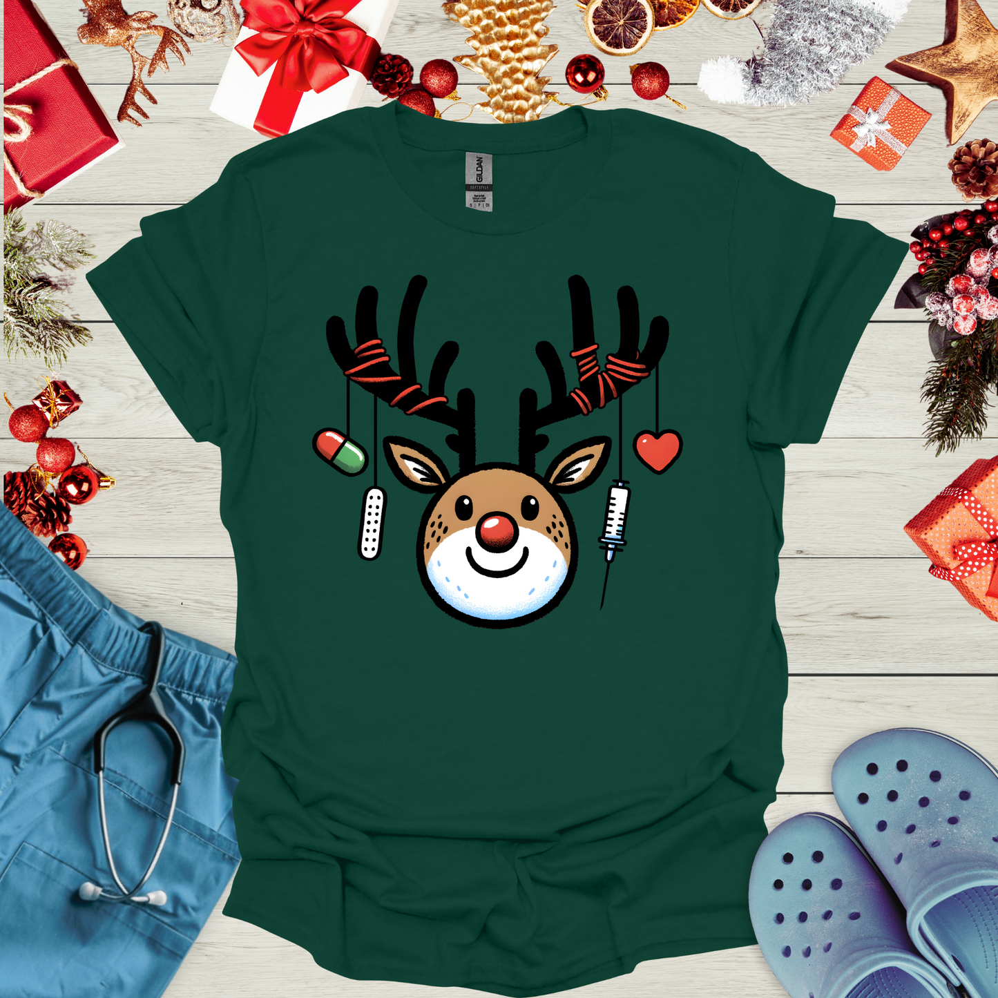 Cute Medical Reindeer T-Shirt