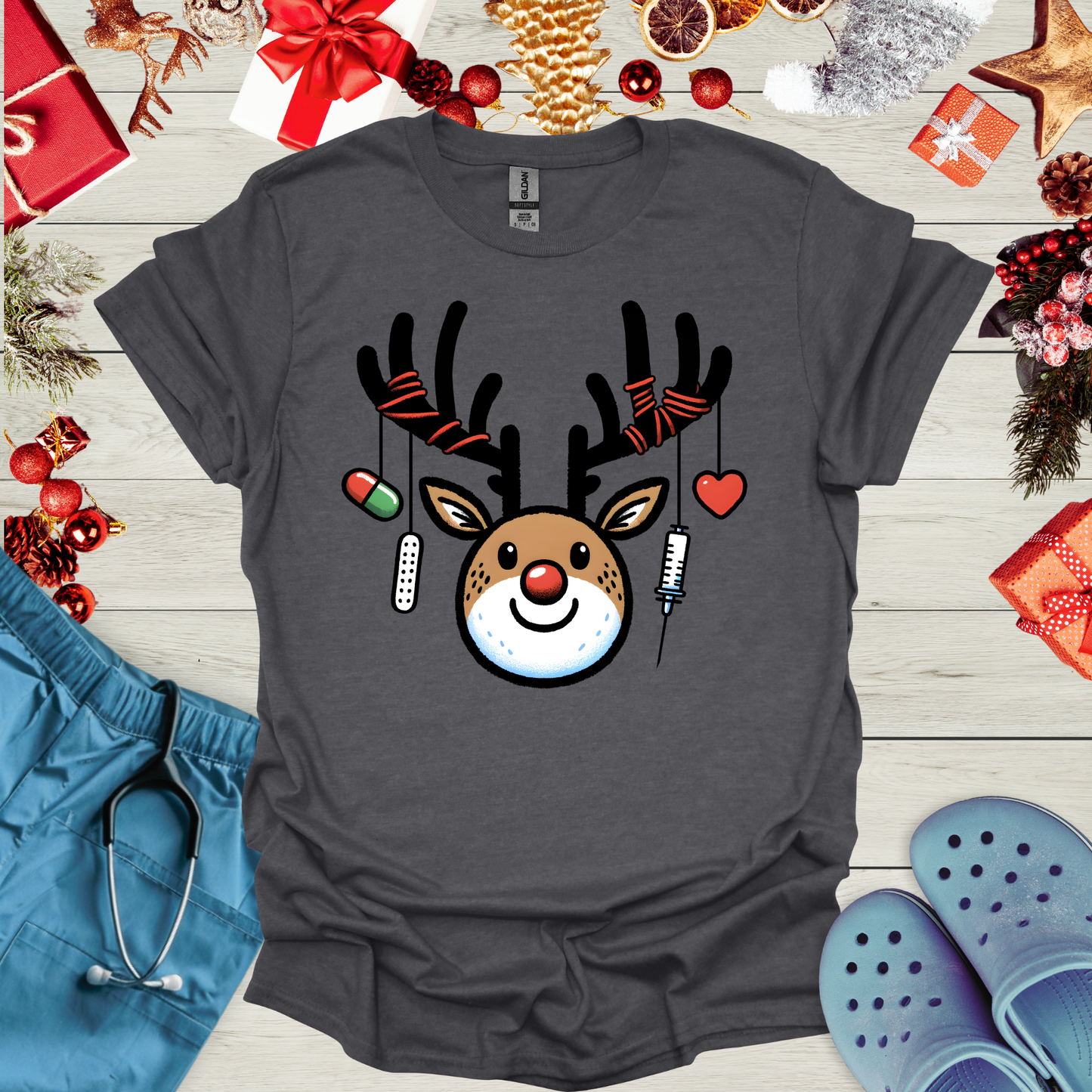 Cute Medical Reindeer T-Shirt