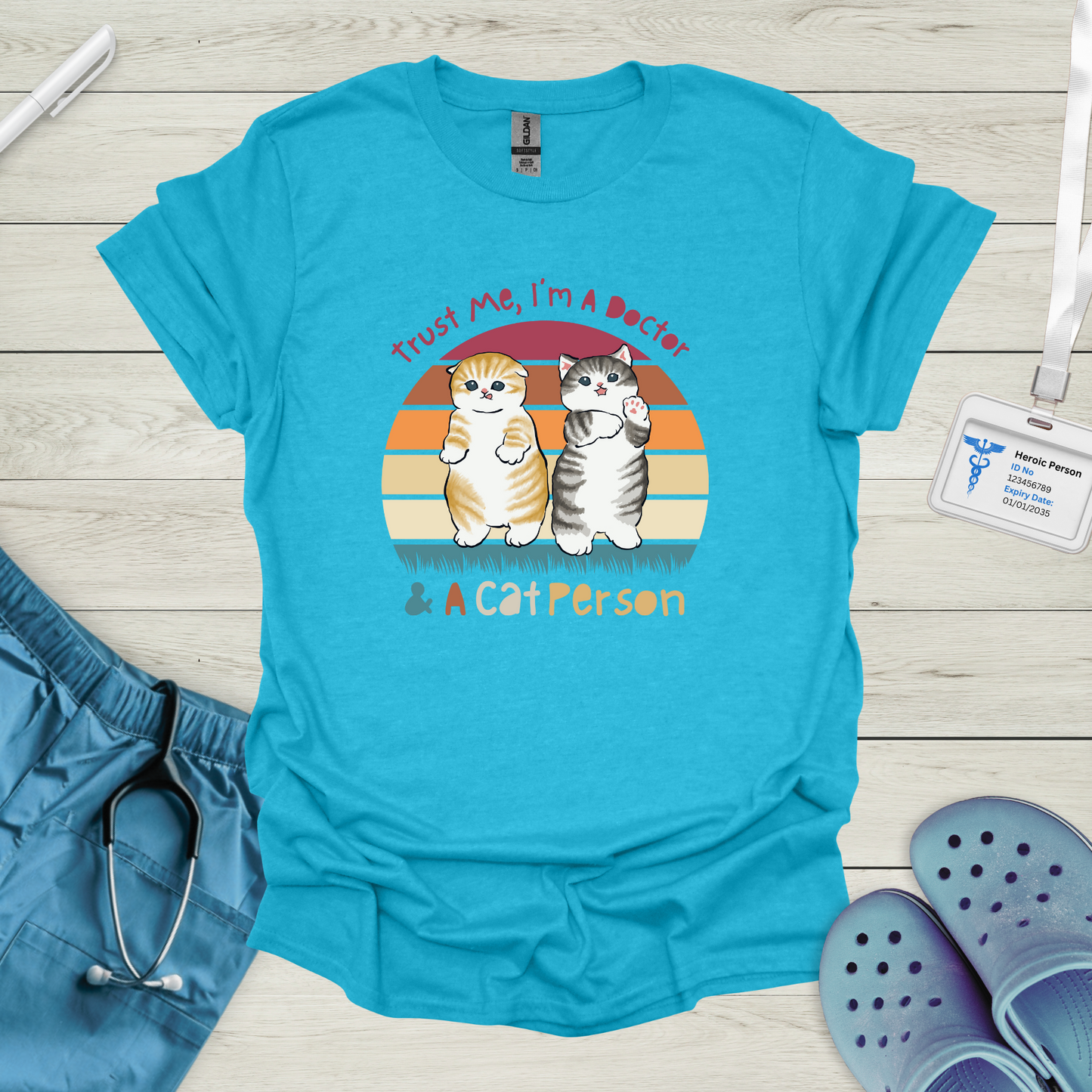 Trust Me, I'm A Doctor & A Cat Person T-Shirt