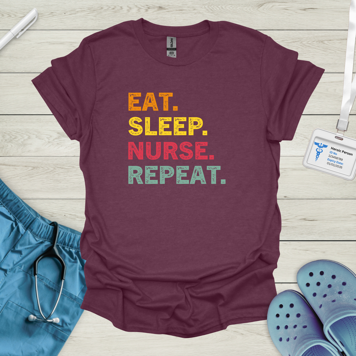Eat. Sleep. Nurse.Repeat.T-Shirt