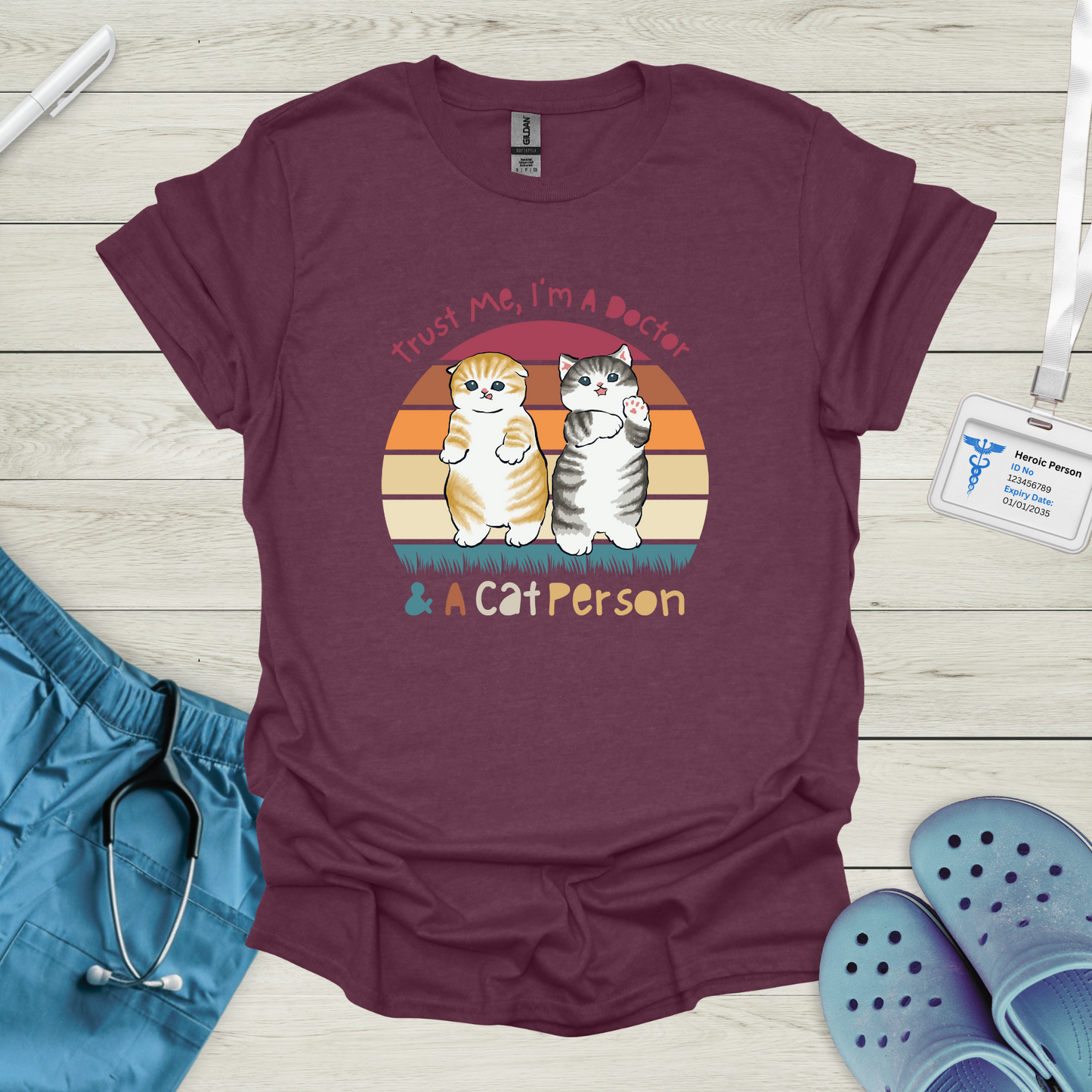 Trust Me, I'm A Doctor & A Cat Person T-Shirt
