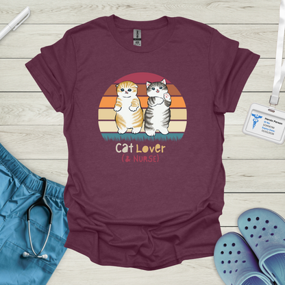 Cat Lover (& Nurse) T-Shirt
