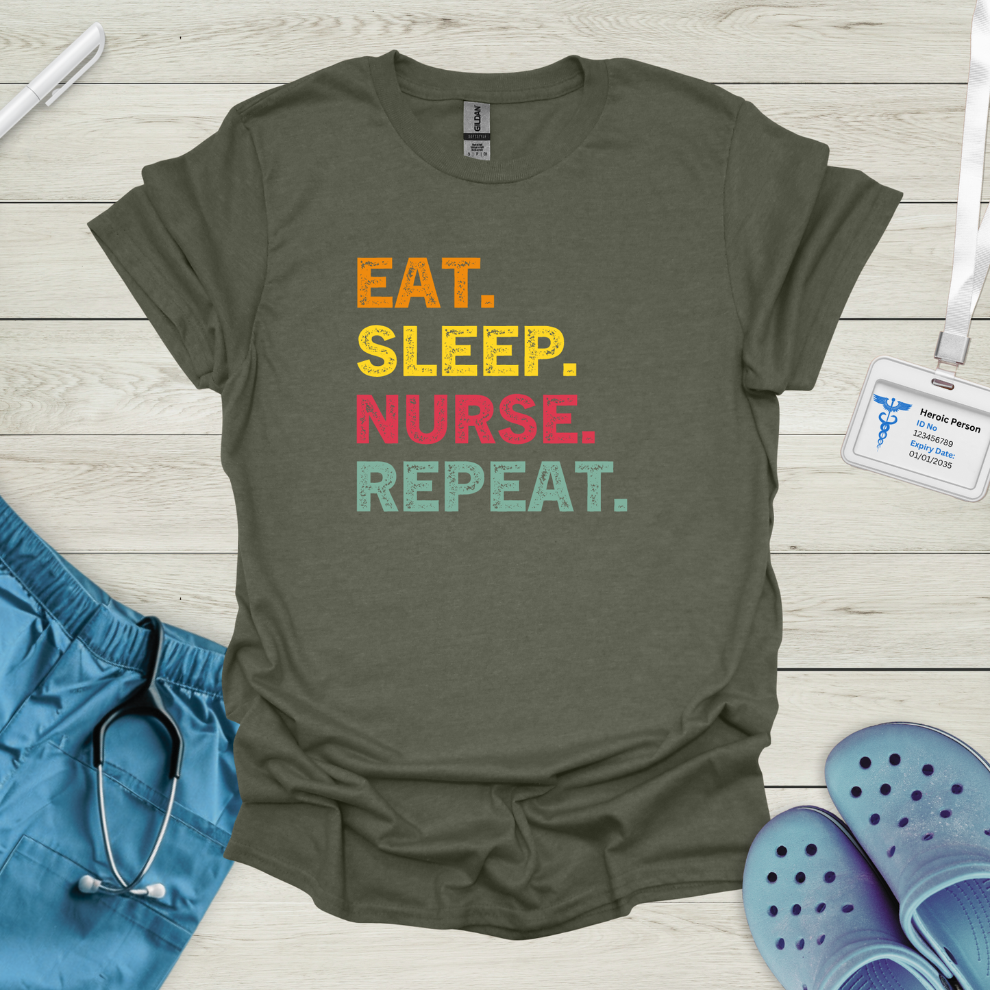 Eat. Sleep. Nurse.Repeat.T-Shirt