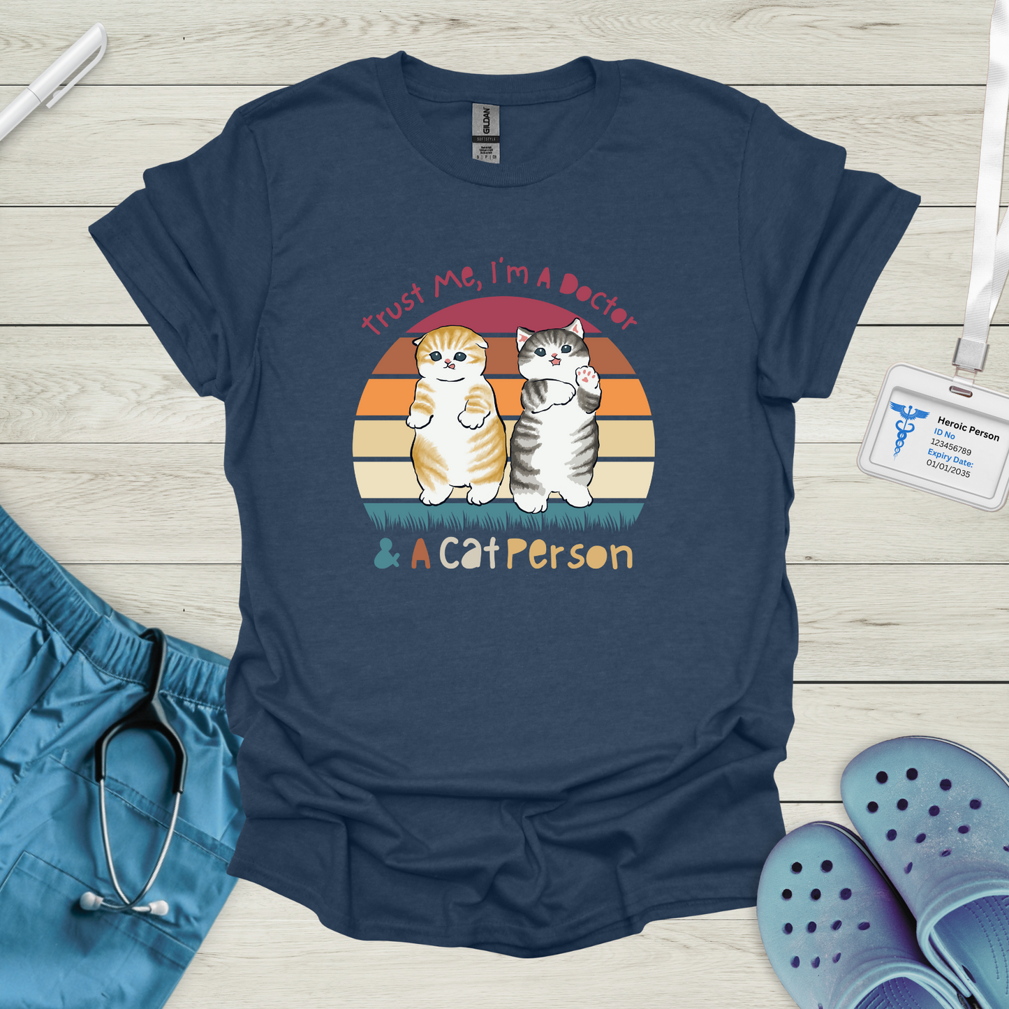 Trust Me, I'm A Doctor & A Cat Person T-Shirt