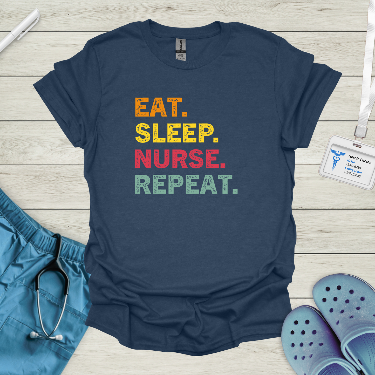 Eat. Sleep. Nurse.Repeat.T-Shirt