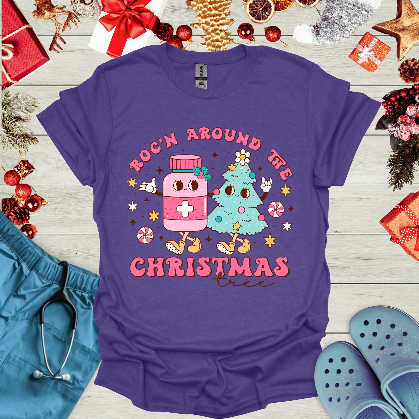 Roc'n Around the Christmas Tree T-Shirt