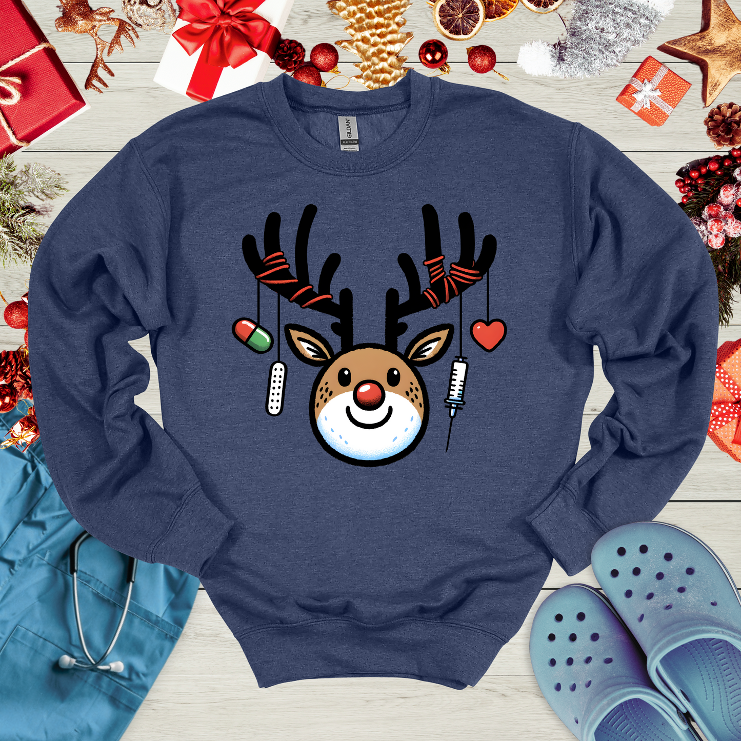Cute Medical Reindeer Sweatshirt