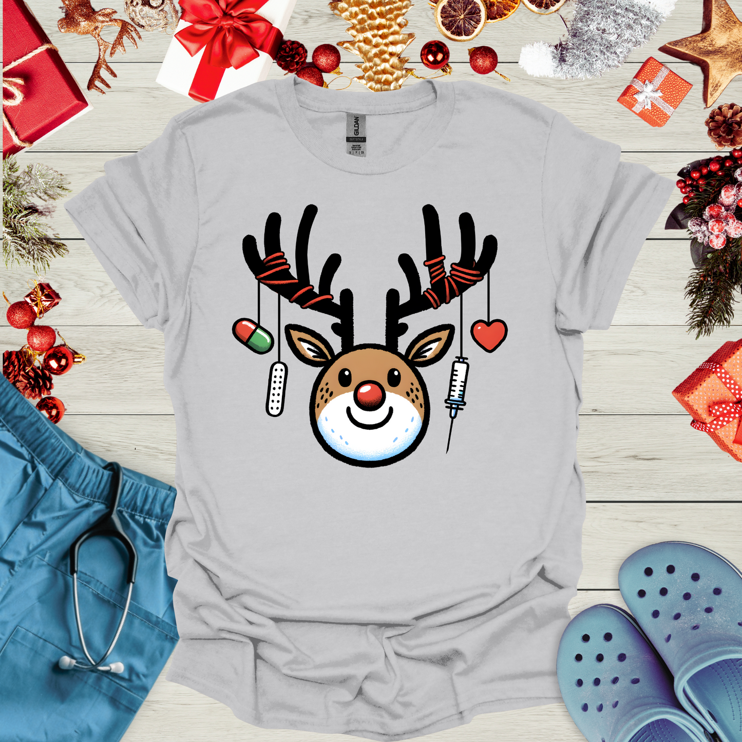 Cute Medical Reindeer T-Shirt