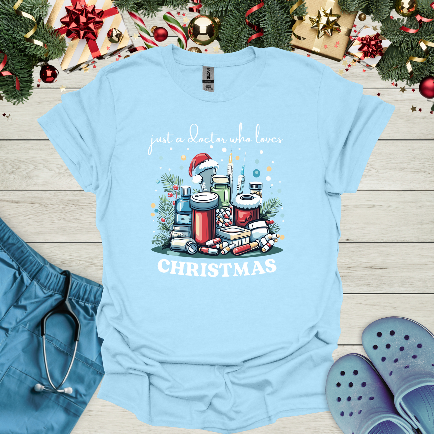 Just A Doctor Who Loves Christmas T-Shirt