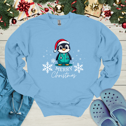 Christmas Penguin Sweatshirt