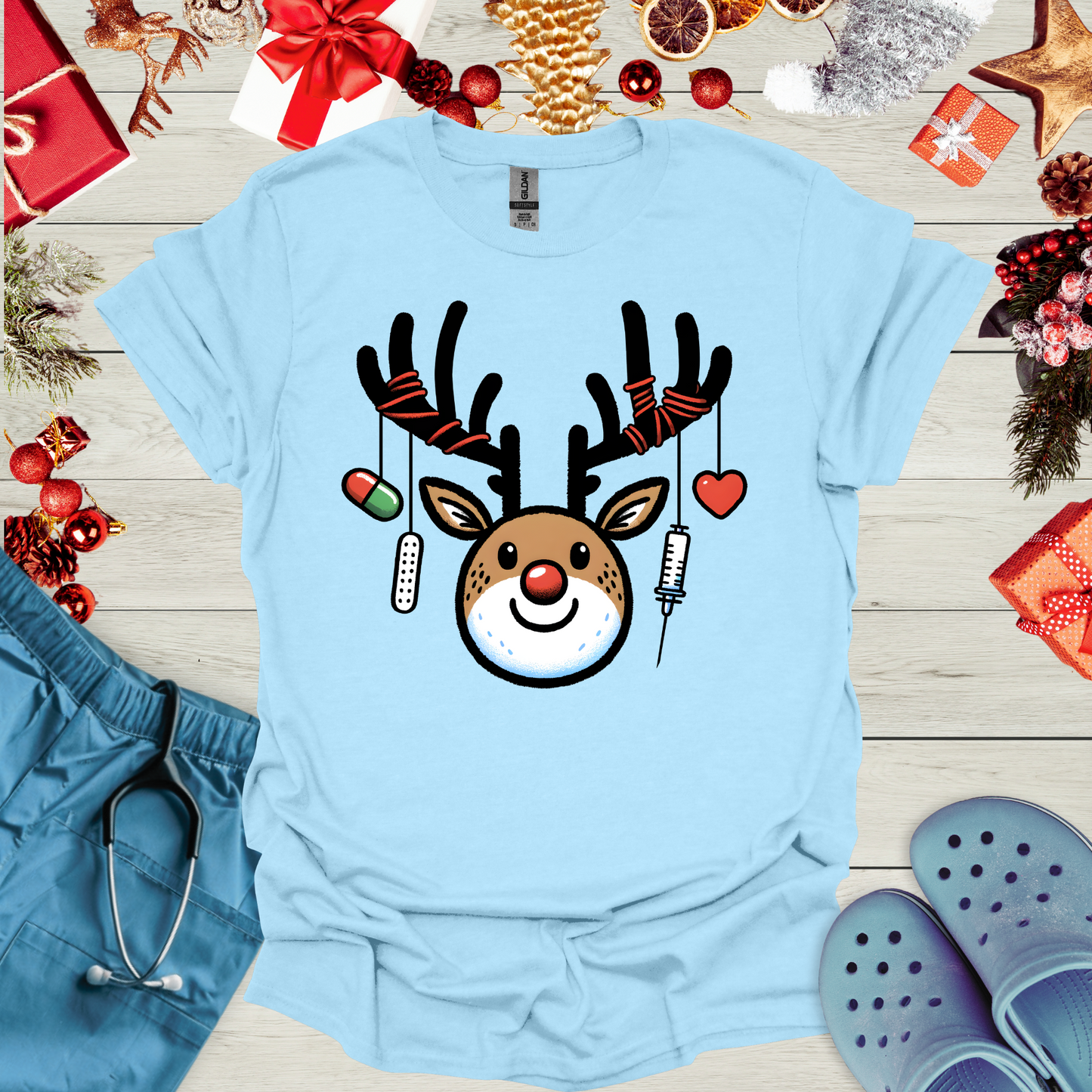 Cute Medical Reindeer T-Shirt