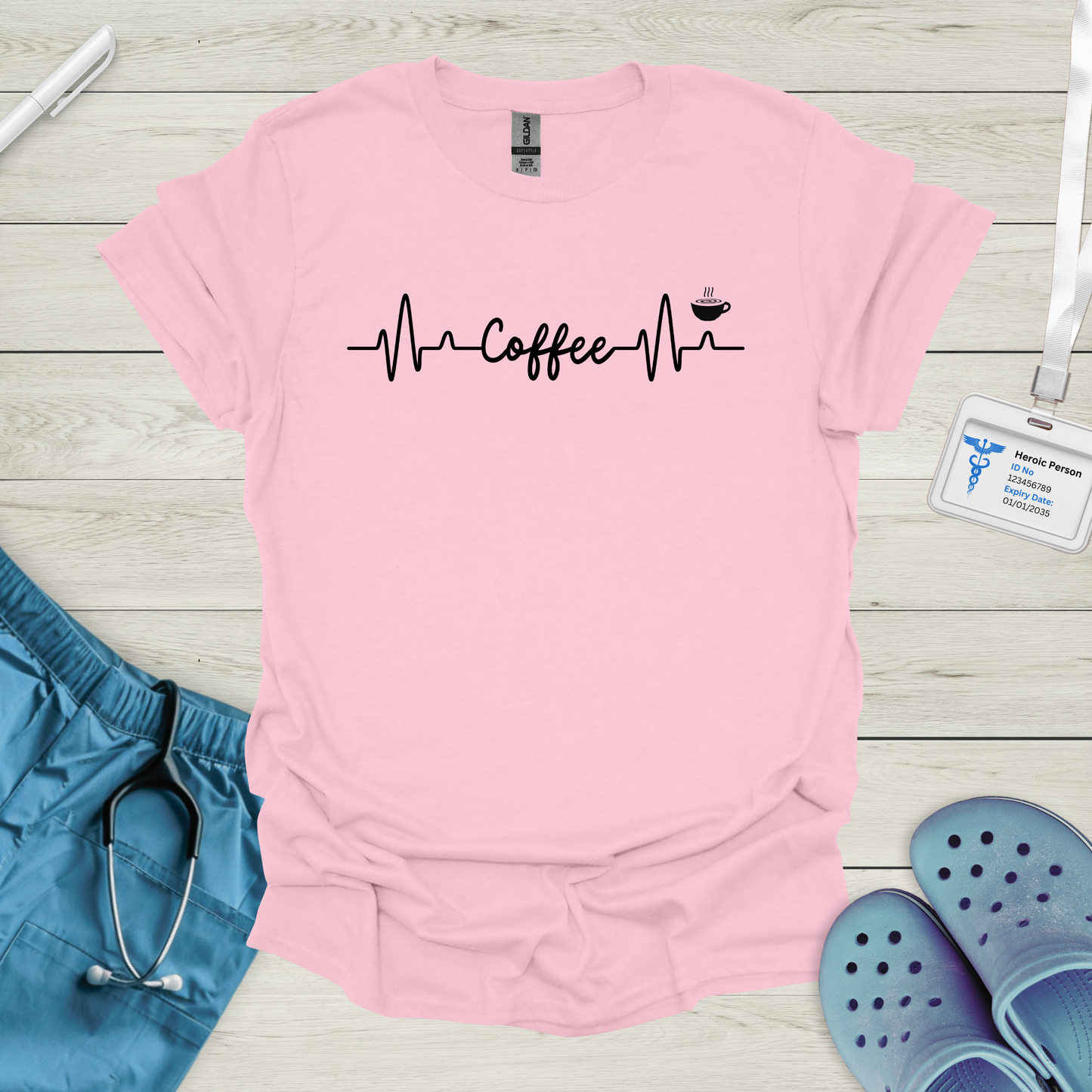 Coffee ECG T-Shirt