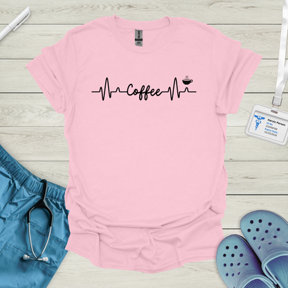 Coffee ECG T-Shirt