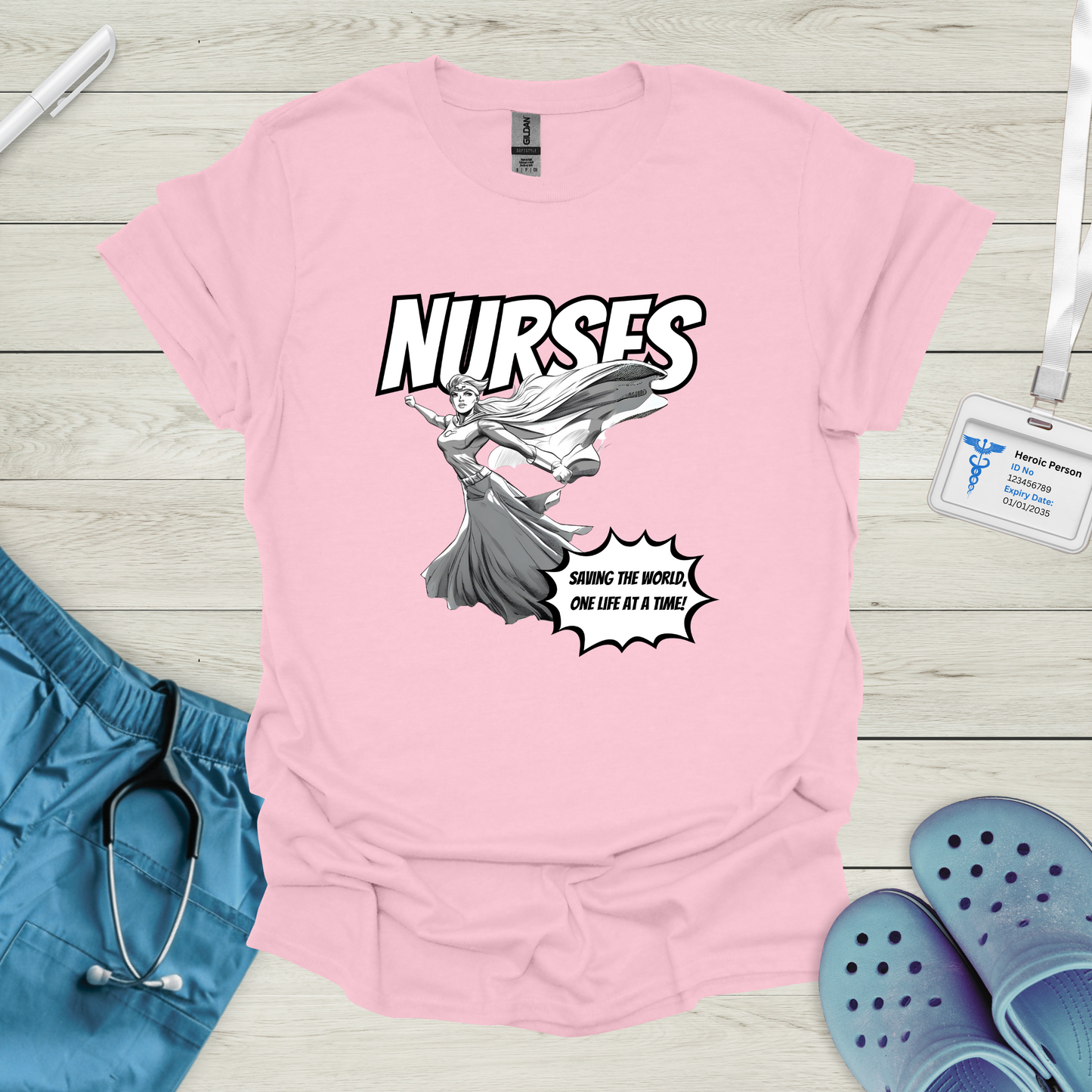 NURSES Superhero T-Shirt
