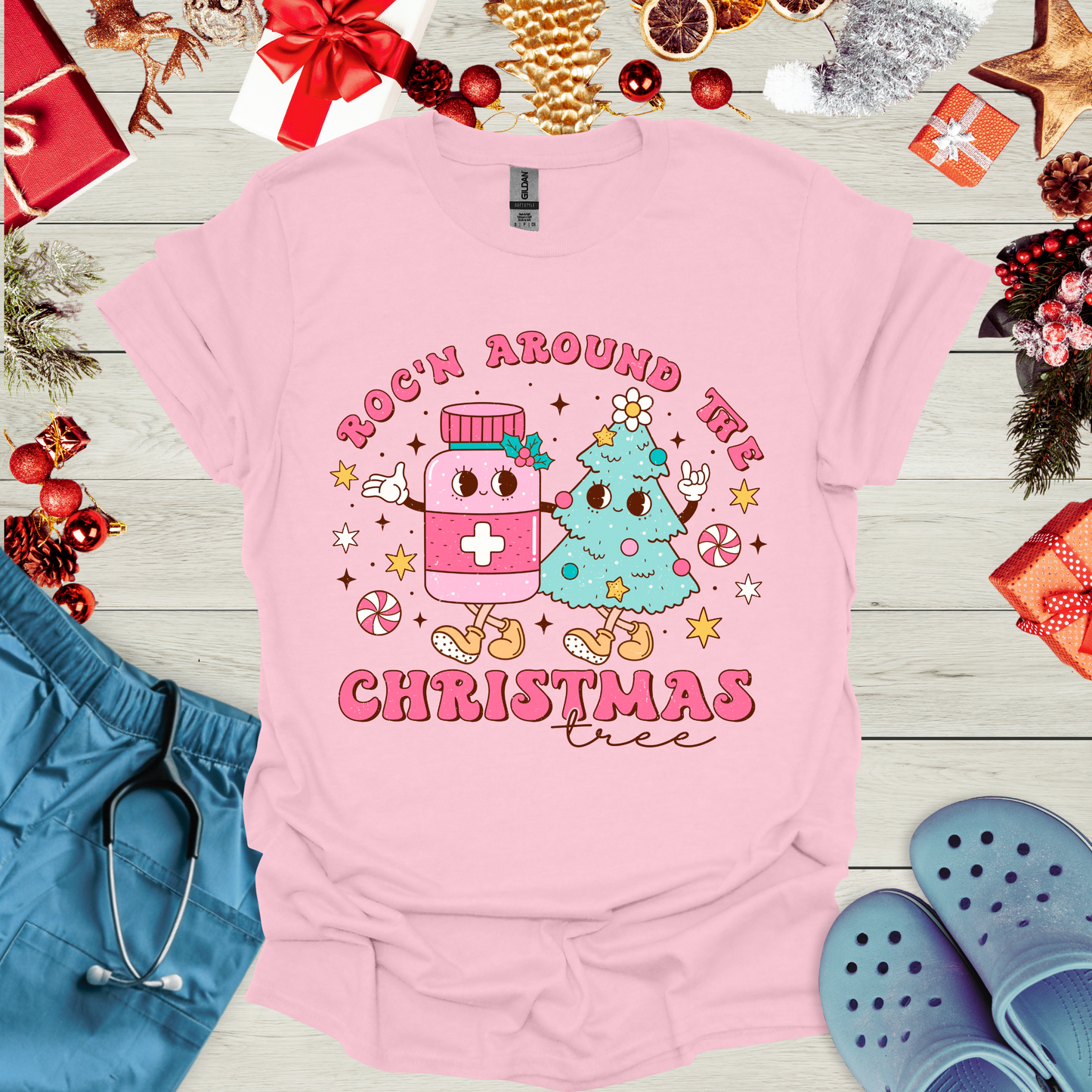 Roc'n Around the Christmas Tree T-Shirt