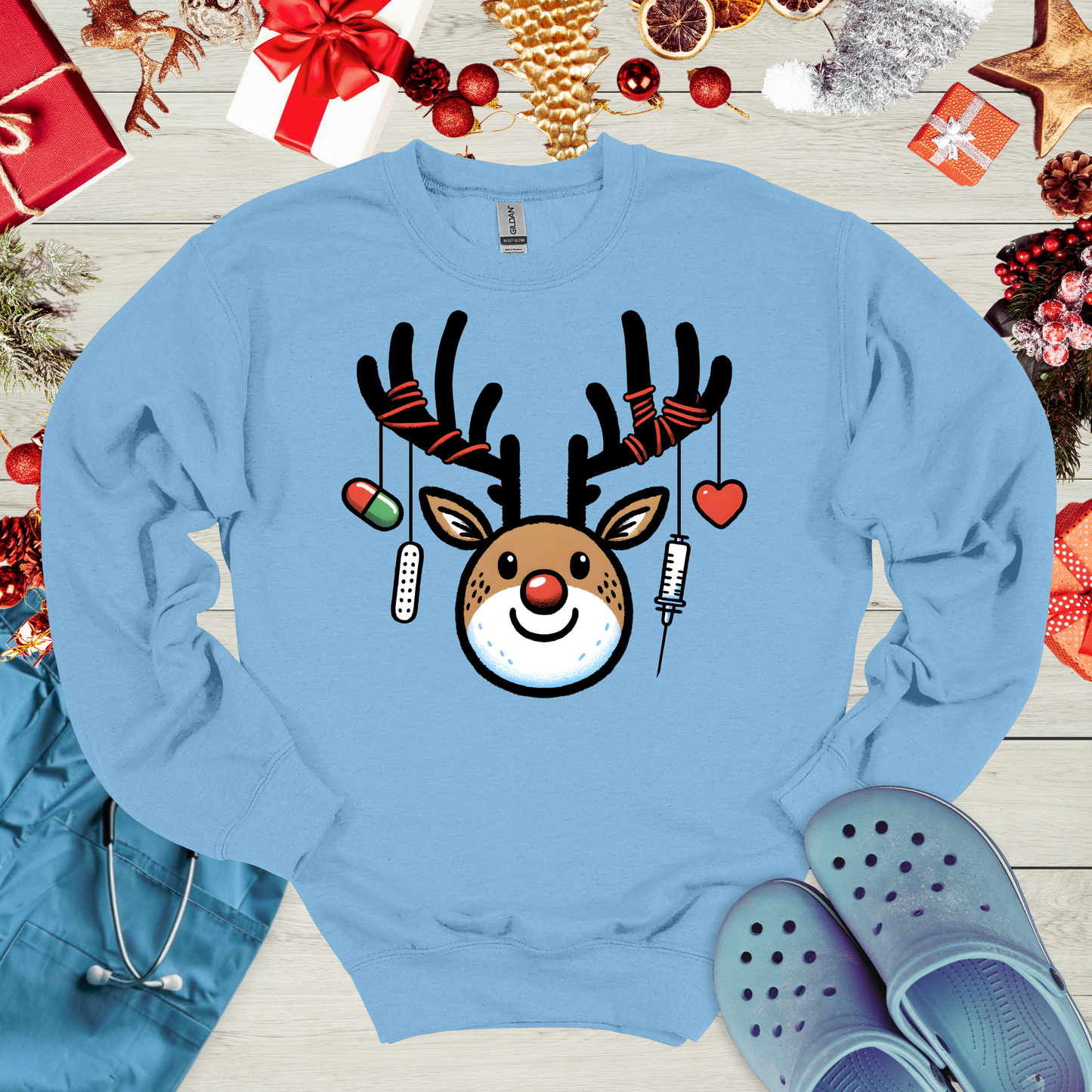 Cute Medical Reindeer Sweatshirt