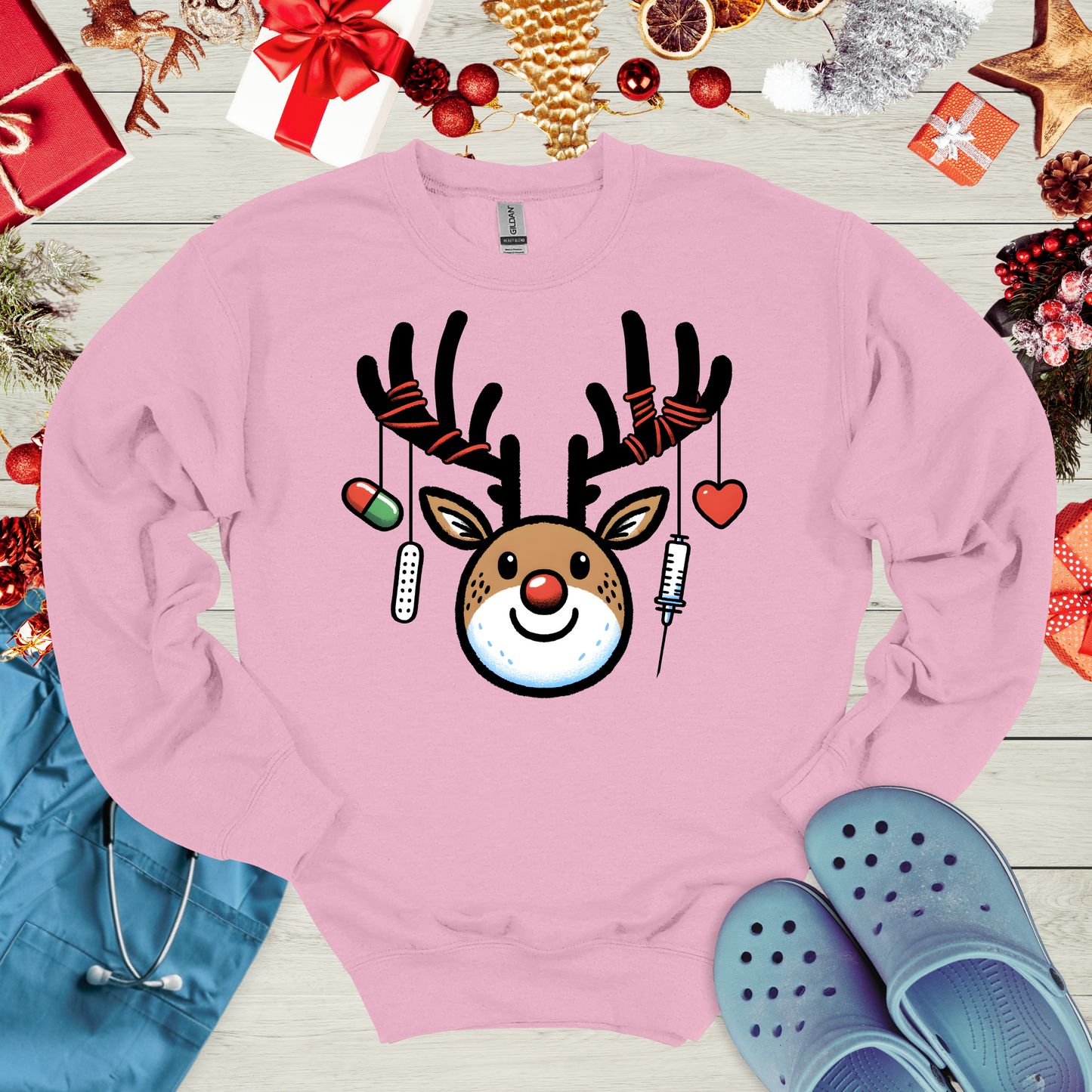 Cute Medical Reindeer Sweatshirt