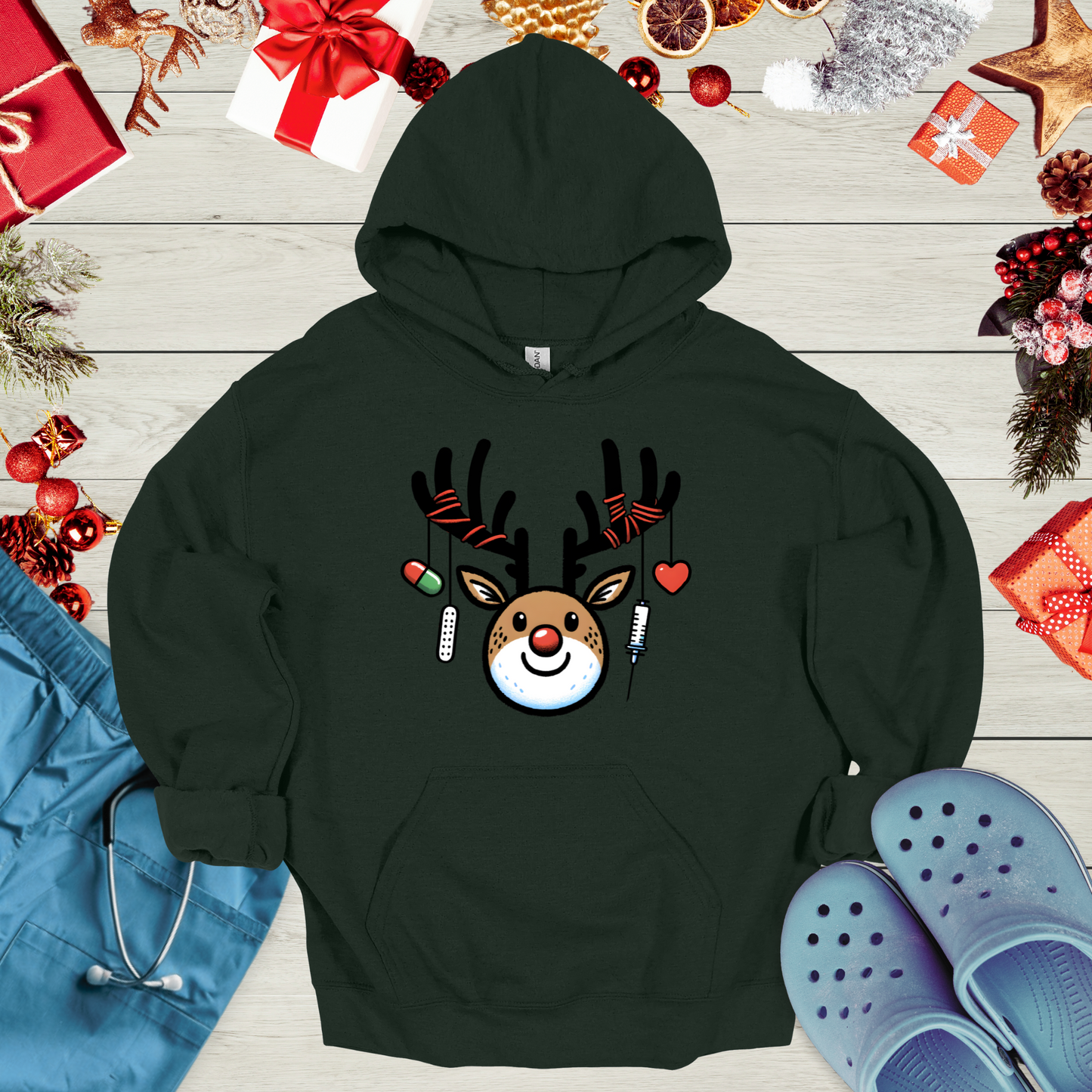 Cute Reindeer Hoodie