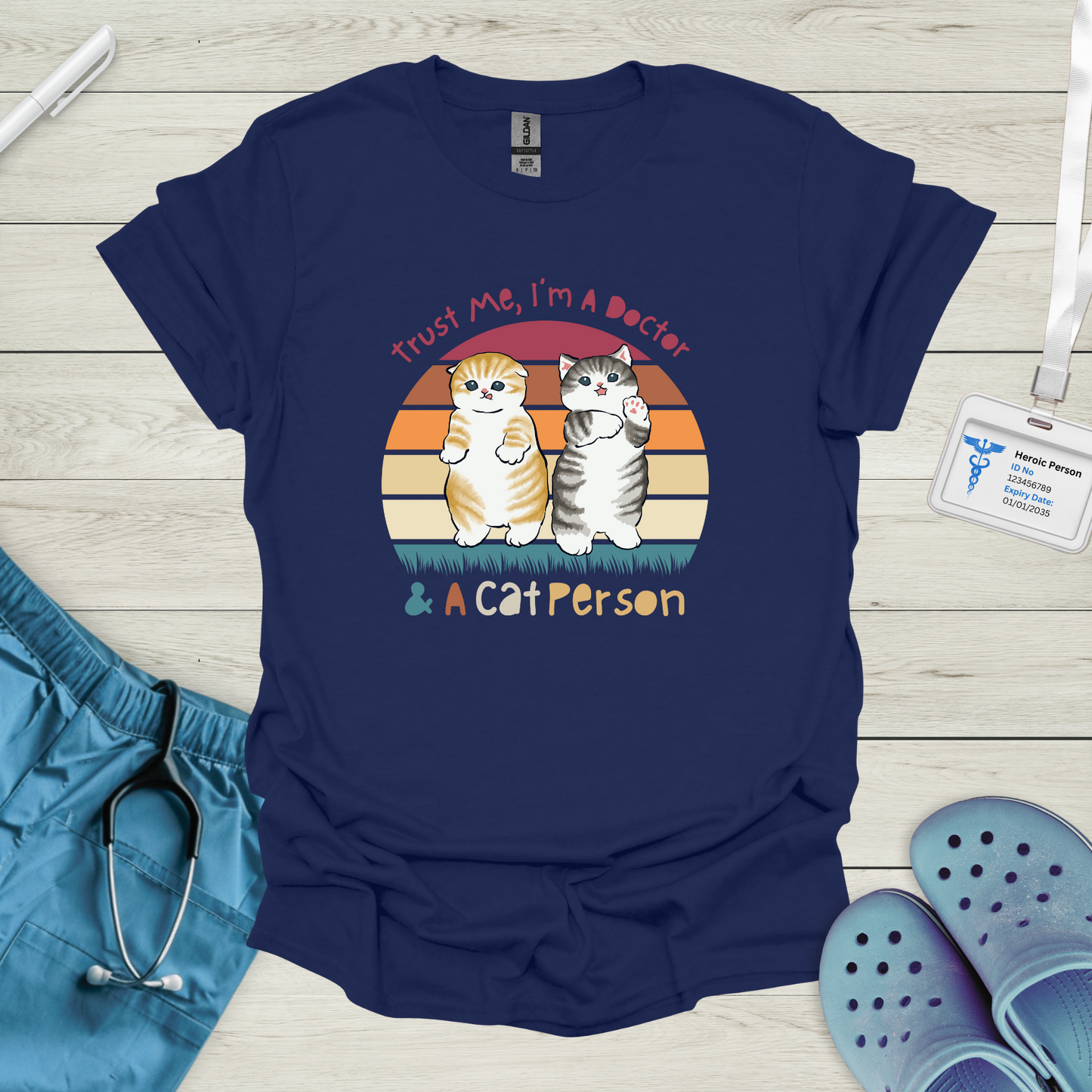 Trust Me, I'm A Doctor & A Cat Person T-Shirt