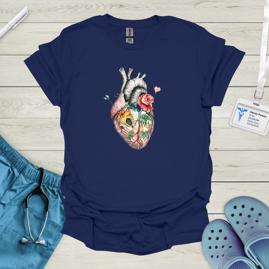 Floral Heart T-Shirt