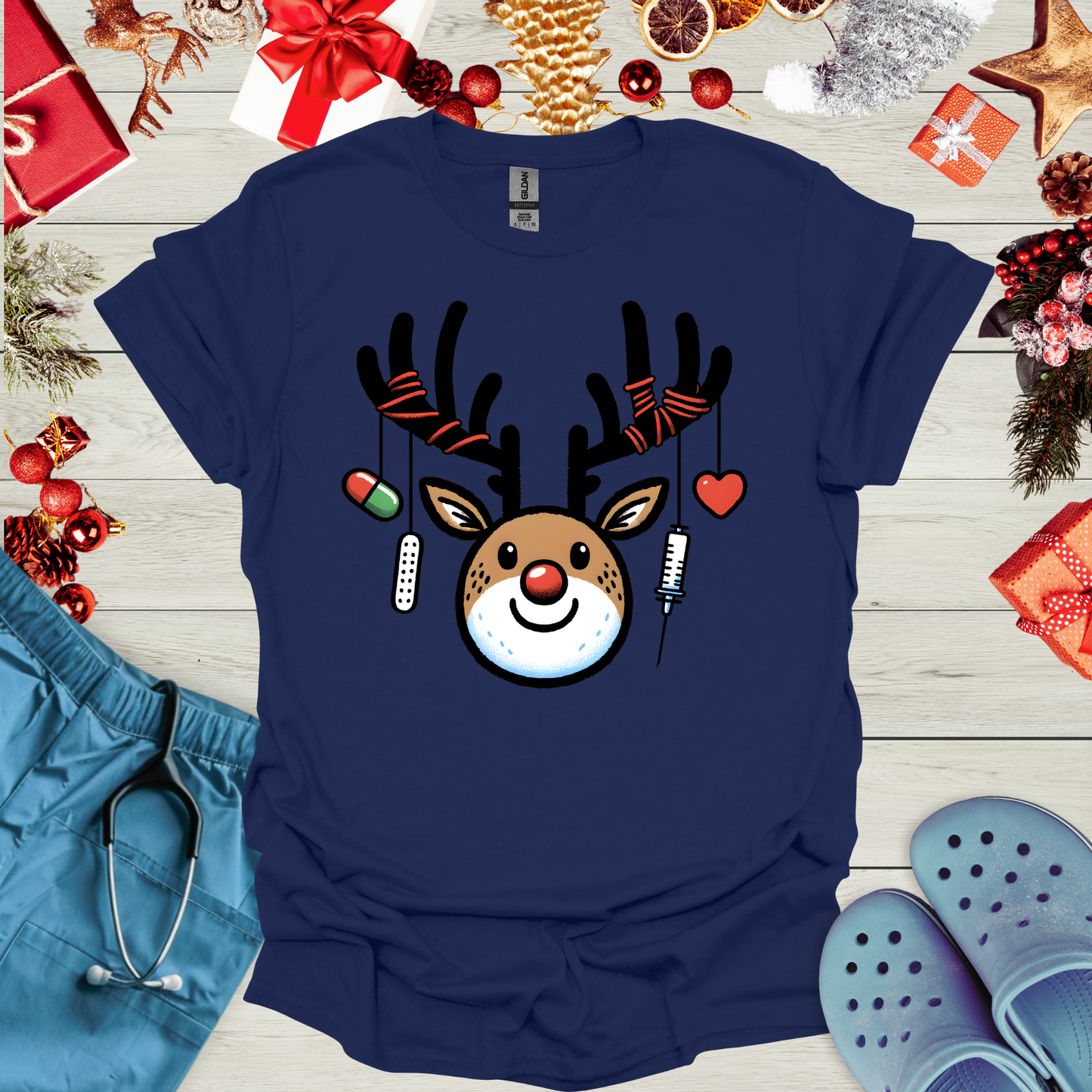 Cute Medical Reindeer T-Shirt